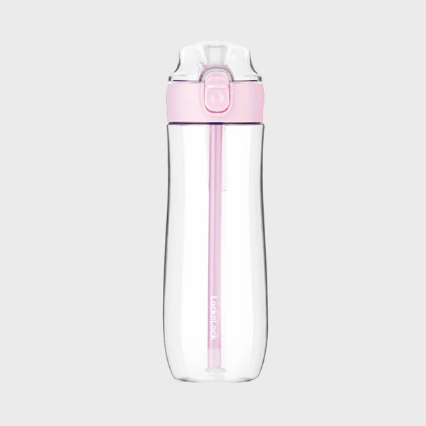 Bình Nhựa LocknLock Straw Bottle - 530ml - 2 Màu (Hồng, Trắng) - ABF783